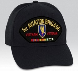 US Army 1st Aviation Brigade Vietnam Veteran Low Profile Ball Cap