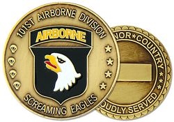 U.S. Army 101st Airborne Division Challenge Coin