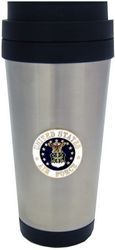U.S. Air Force Stainless Steel Flask 8 oz. with Screw Down Lid