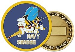 U.S. Navy Seabees Challenge Coin