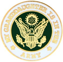 U.S. Army "My U.S. Army Granddaughter" Hat or Lapel Pin