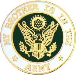 U.S. Army "My U.S. Army Brother" Hat or Lapel Pin