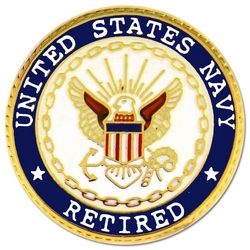 U.S. Navy Retired Hat or Lapel Pin
