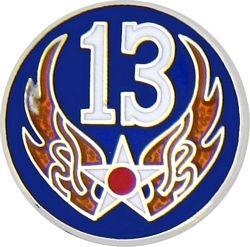 U.S. Air Force 13th Air Force Hat or Lapel Pin