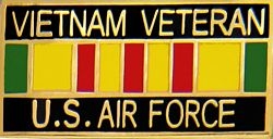 U.S. Air Force Vietnam Veteran Hat or Lapel Pin