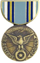 Air Reserve Meritorious Service Medal Hat or Lapel Pin