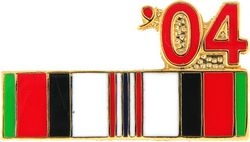 Afghanistan '04 Year Service Hat or Lapel Pin