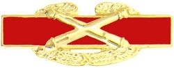 Combat Artillery Crossed Cannons Badge (1 1/2")