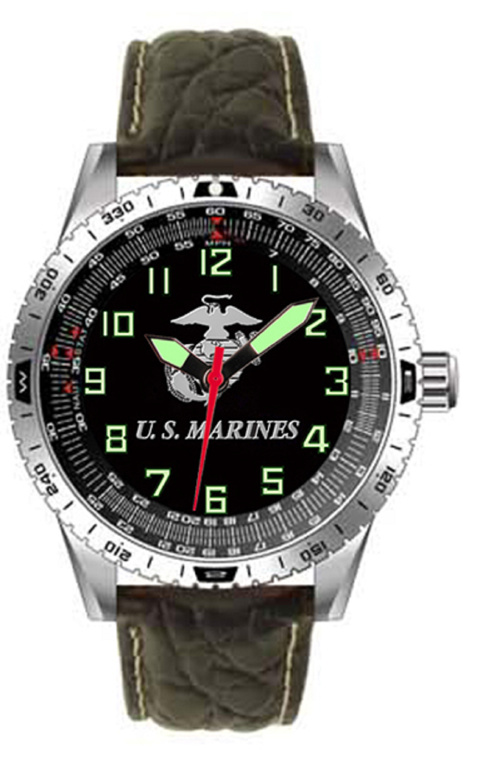 Aqua Force Frontier US Marine Corps Aviator Watch (30M water resistant ...